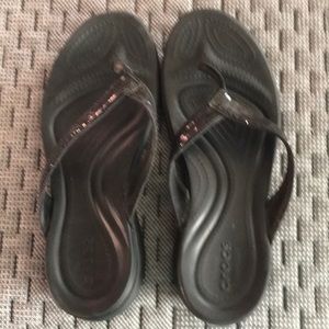 Crocs Black 10 wide